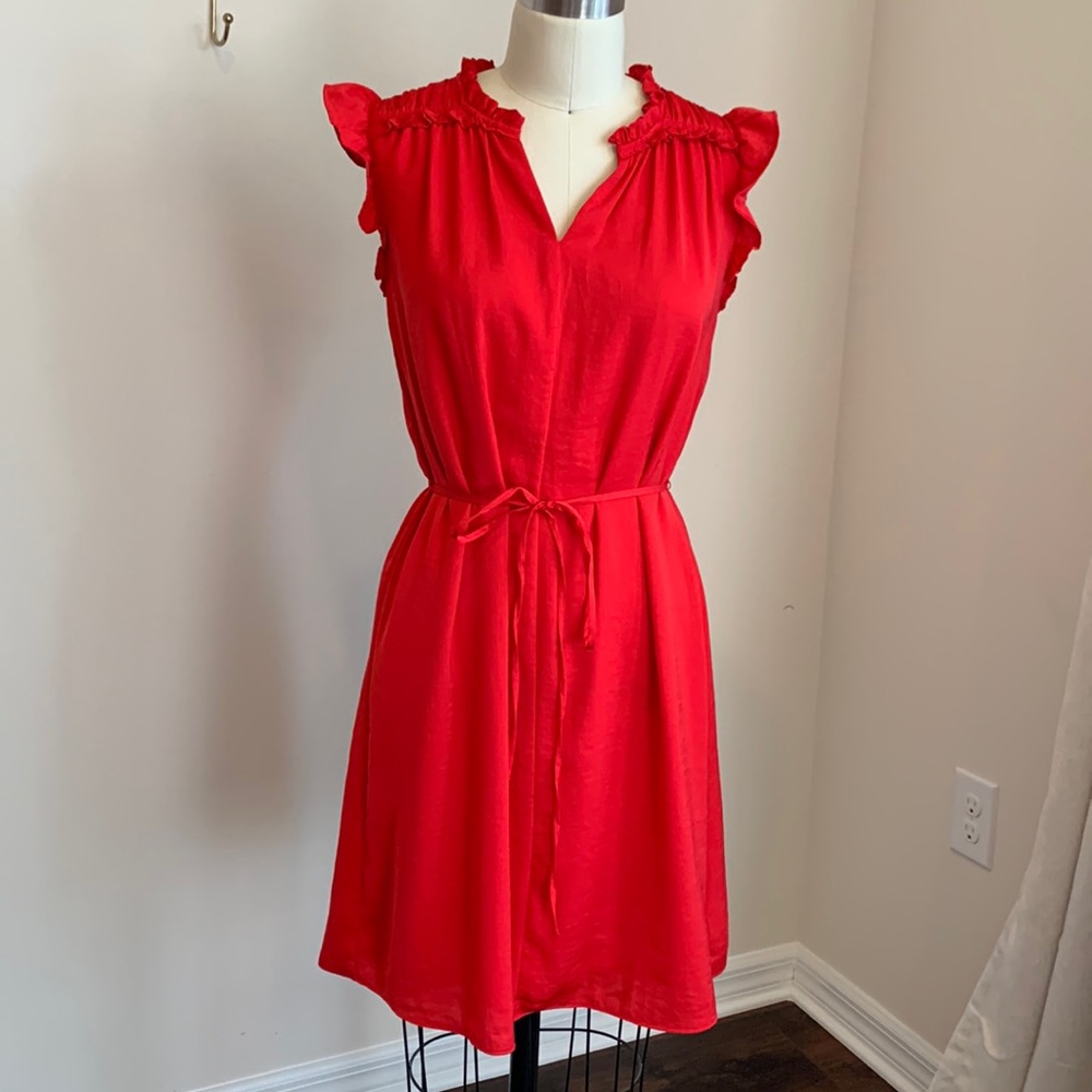 Loft red dress, size xs